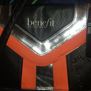 Black and orange San Francisco purse